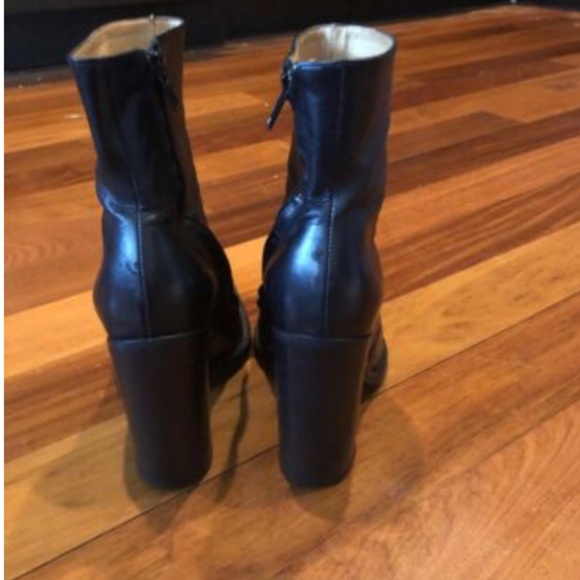 Authentic FREELANCE RARE High Heel Ankle Boots in Black 36.5/US 6.5  MINT - Picture 6 of 12